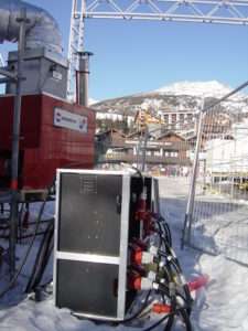 Sie sehen Stromverteiler von INDU-ELECTRIC bei den olympischen Winterspielen.