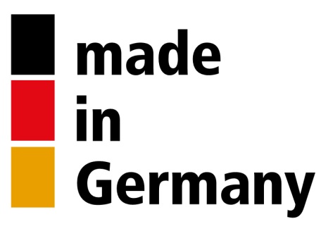 Sie sehen ein Logo "Made in Germany"